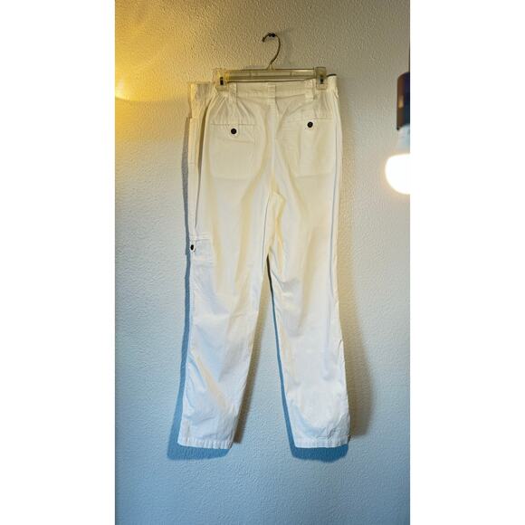 Chico’s Women’s White Cotton Blend Pants Size 1 Regular - Picture 5 of 7